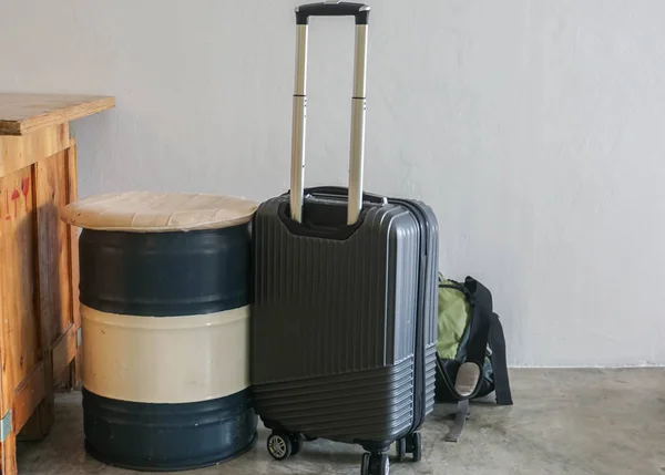 Preparar Equipaje Viaje Dormitorio Listo Para Las Vacaciones — Foto de Stock