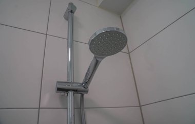 close up ceiling shower in bathroom hotel