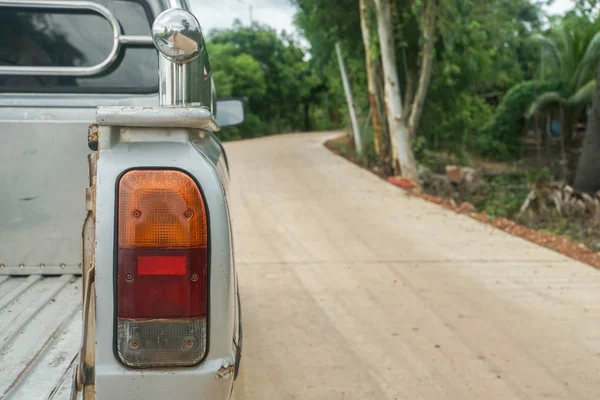 Close Tail Light Old Pick Car — Stock Photo, Image