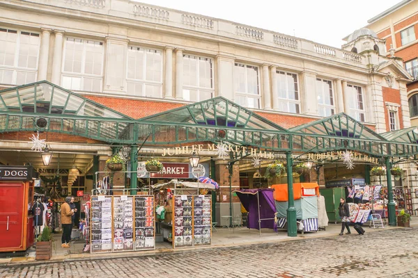 Londres Reino Unido Noviembre 2017 Tiendas Jubilee Market Hall — Foto de Stock