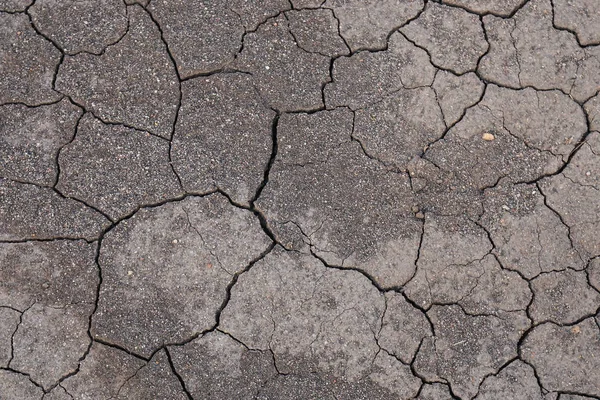 global warming and environment problem concept - crack on soil with no moisture and rain