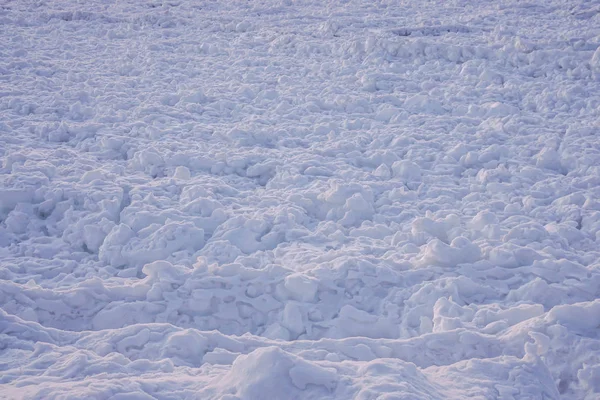 Λευκό Χιόνι Πάγο Φόντο Χειμώνα — Φωτογραφία Αρχείου