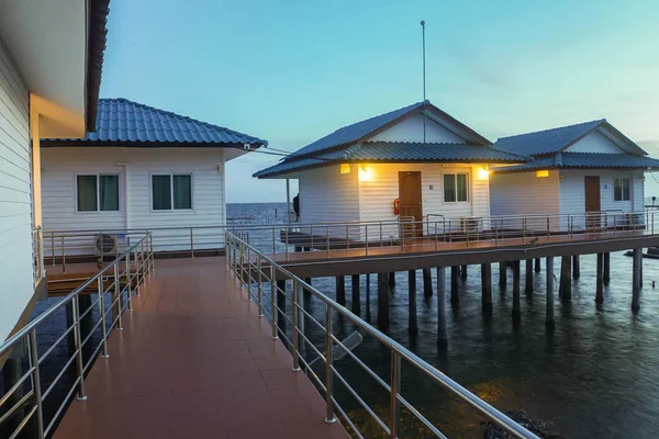 Bangkok Thailand April 2019 Modern Residence Hotel Resort Walkway Sunset — Stock Photo, Image