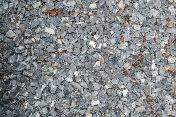 top view of small rock texture for construction and garden decoration