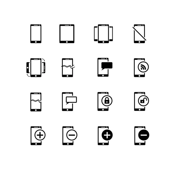 Ensemble simple d'Approuver les icônes de ligne vectorielle connexes. Contient des icônes telles que téléphone, smartphone, tablette et plus encore. 48x48 Pixel Parfait — Image vectorielle