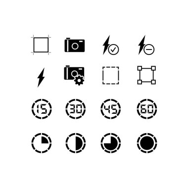 İşletme yönetimi basit bir Set vektör hat simgeleri ile ilgili. Böyle simgeleri olarak parlaklık, kontrast, Zamanlayıcı ve daha fazlasını içerir. Düzenlenebilir inme. 48 x 48 piksel mükemmel.