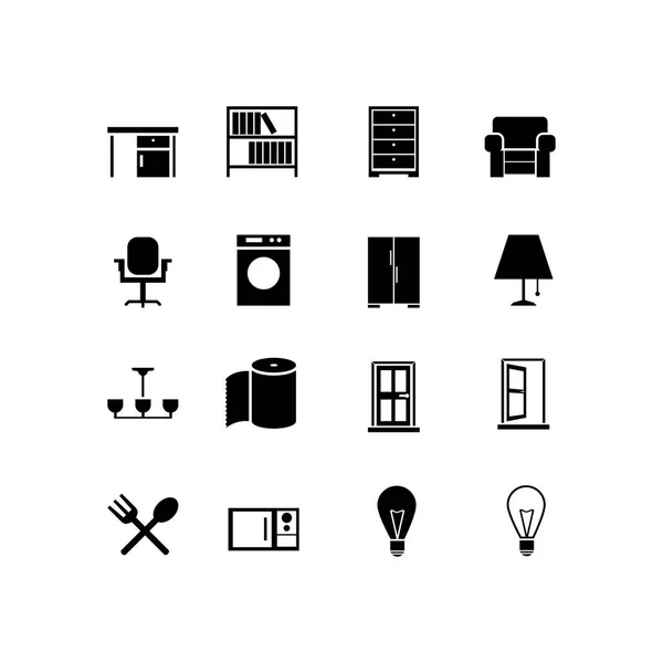 Einfache Reihe Von Vektorzeilensymbolen Für Die Geschäftsführung Enthält Symbole Wie — Stockvektor