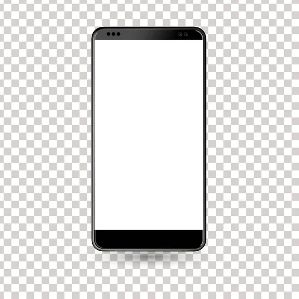 Yeni telefon açık siyah vektör eps10 biçimi çizim beyaz arka plan üzerinde - izole vektör