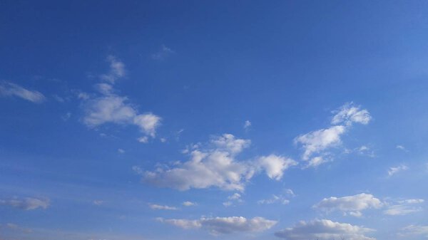 Blue sky and white clouds. Landscape and landscape. Nature. Sky. Desktop. Wallpapers