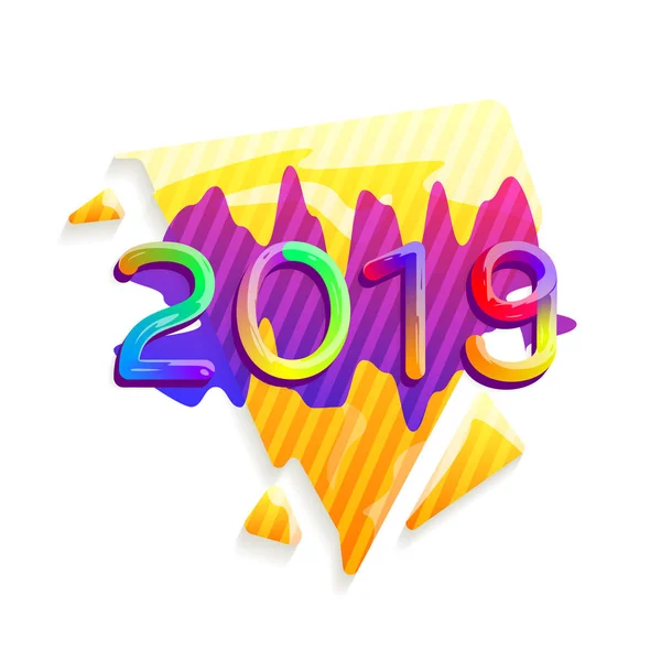 2019 yeni yıl festival arka plan, degrade metin