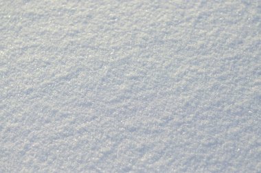 Kar doku. Kar taneleri. Kışın kar. Üstten görünüm kar. Doku tasarımı için.