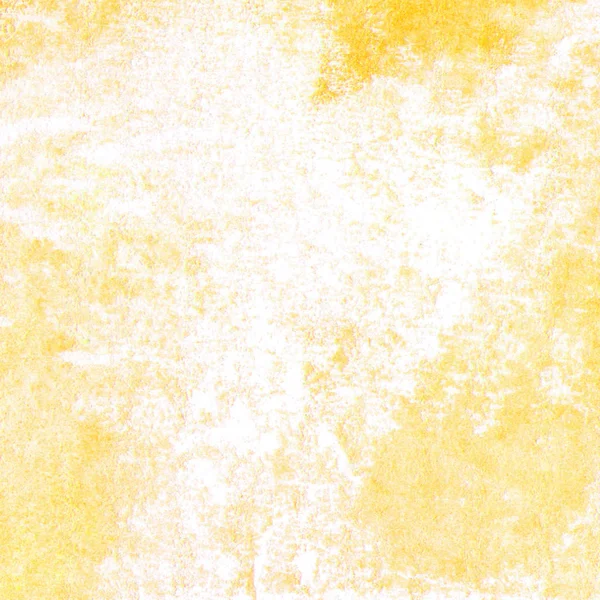 Aquarel gele achtergrond op papier. Abstracte illustratie. — Stockfoto