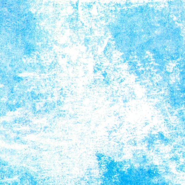 Kağıt üzerinde suluboya mavi arka plan. Soyut illüstrasyon.