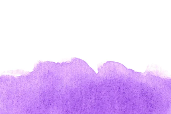 Abstract violet watercolor background hand-drawn on paper. Viole — Stock Photo, Image