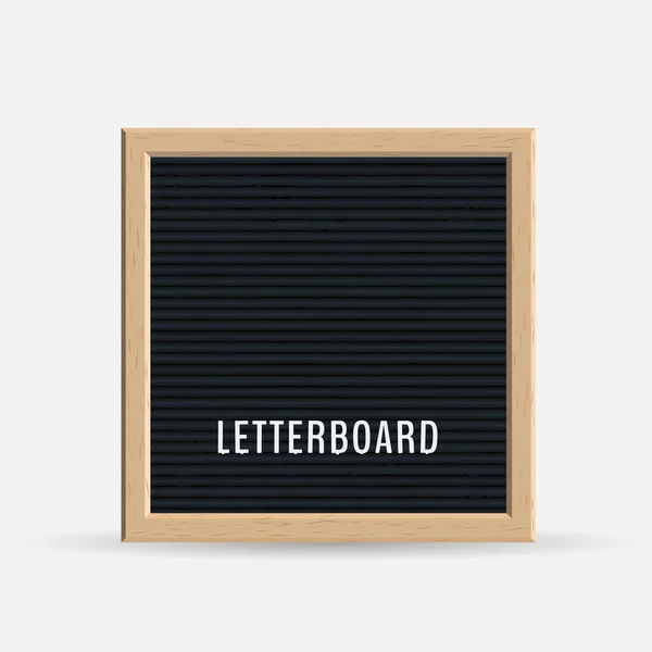 Realistische letter Board — Stockvector