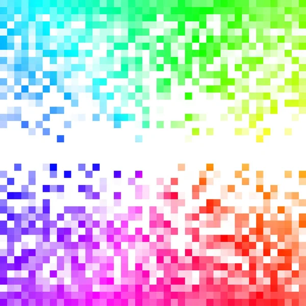 Colorful pixel background — Stock Vector