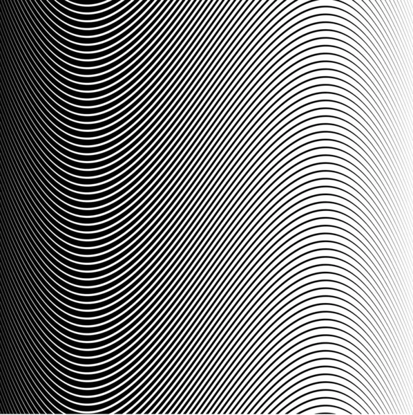 Rayures courbes noires — Image vectorielle