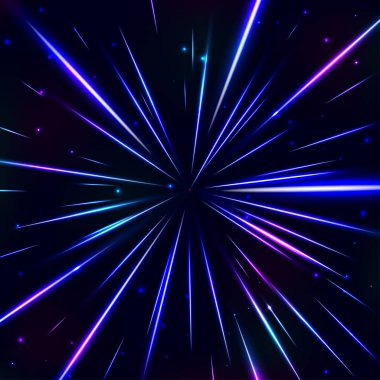 Kozmik mavi arka plan