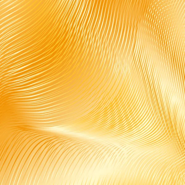 Goldener welliger Hintergrund — Stockvektor