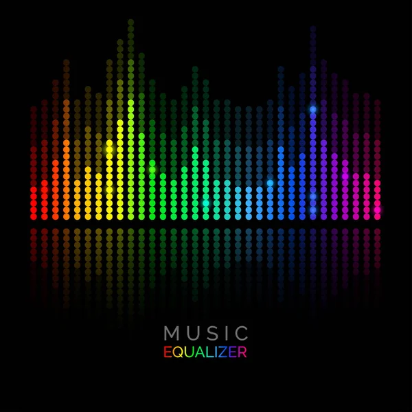 Music equalizer background — Stock Vector