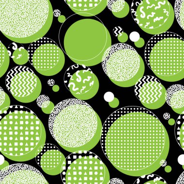 80s tarzı geometrik desen