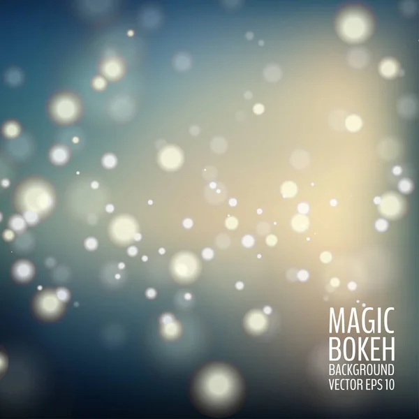 Büyülü bokeh arka plan