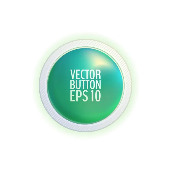 Verde aceptar botones — Vector de stock