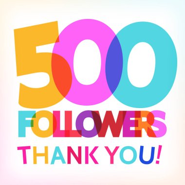 500 takipçileri teşekkür ederim! Kartı