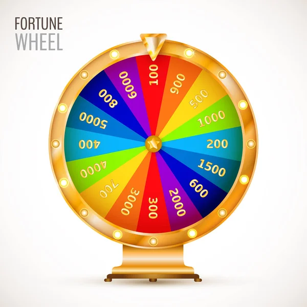 Wheel of fortune — Stock Vector