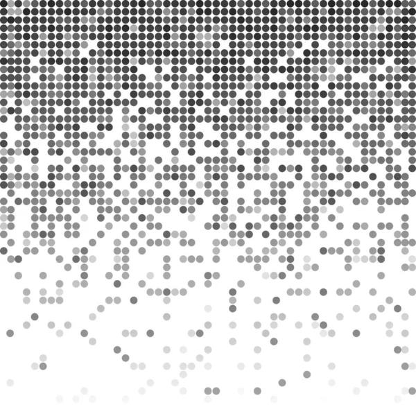 Graustufenhintergrund für verblassende Pixel — Stockvektor