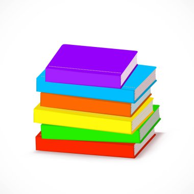 yığın renkli kitap