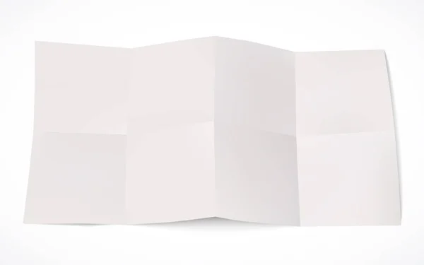 Piece of white paper — Stock Vector