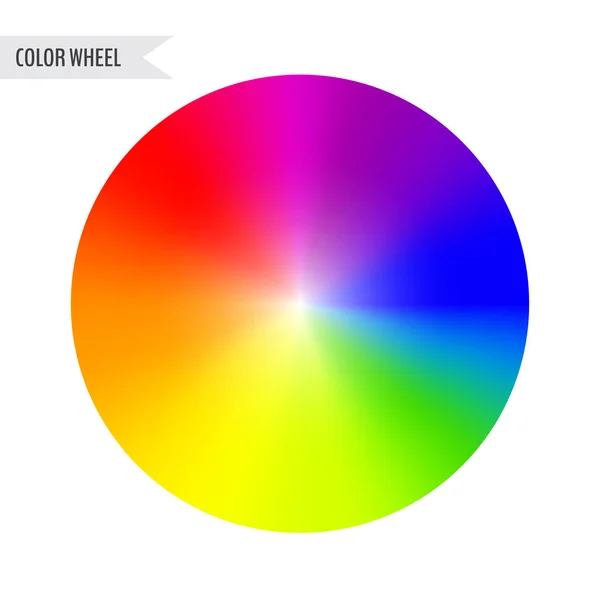 Carta roda de cores —  Vetores de Stock