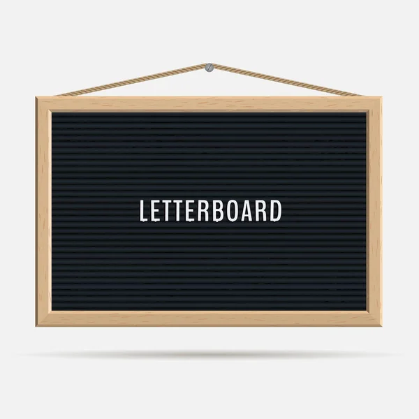 Rechthoekig brievenbord — Stockvector