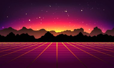 Retro soyut arkaplan