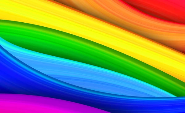 Rainbow Stripes pano de fundo — Vetor de Stock