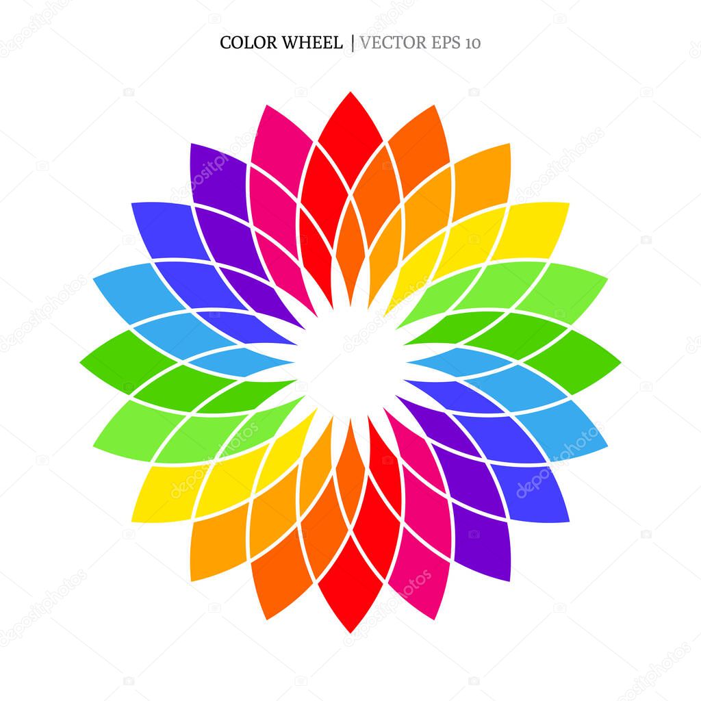 Abstract  color wheel 