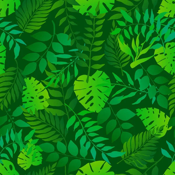 Grünes nahtloses Muster — Stockvektor