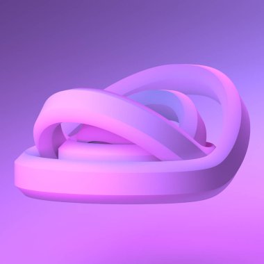 Modern geometrik arka plan soyut 3d render. Poster, kapak, marka, afiş, neon için minimalist tasarım
