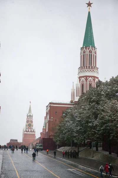 Μόσχα Κόκκινη Πλατεία Πρωτεύουσα Της Ρωσίας — Φωτογραφία Αρχείου