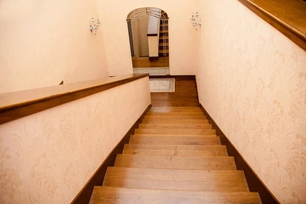 Stairs. Interior. Room. Wooden.