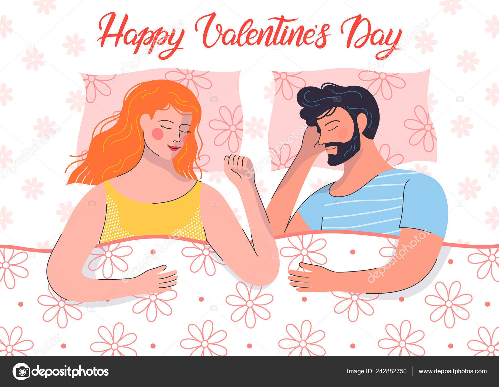 Couple Love Sleeping Bed Happy Family Cute Cartoon Characters Romantic Stock Vector Image by ©XeniaArtwork #242882750 Couple Love Sleeping Bed Happy Family Cute Cartoon Characters Romantic Stock Vector Image by ©XeniaArtwork #242882750