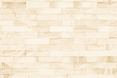 Krem ve beyaz tuğla duvar doku arka plan. Tuğla veya döşeme iç rock eski desen taş temizlemek beton ızgara düzensiz tuğla tasarım yığını. 