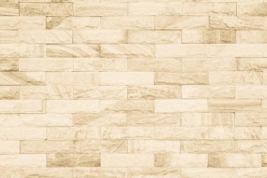 Krem ve beyaz tuğla duvar doku arka plan. Tuğla veya döşeme iç rock eski desen taş temizlemek beton ızgara düzensiz tuğla tasarım yığını. 