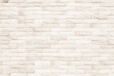 Krem ve beyaz tuğla duvar doku arka plan. Tuğla veya döşeme iç rock eski desen taş temizlemek beton ızgara düzensiz tuğla tasarım yığını. 