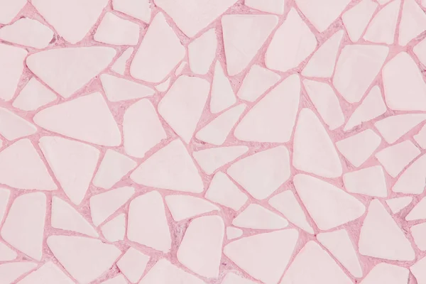 タイル モザイクのシームレスなパターン ピンクのタイル壁高解像度の実際の写真やレンガ シームレス テクスチャ インテリア背景 — ストック写真