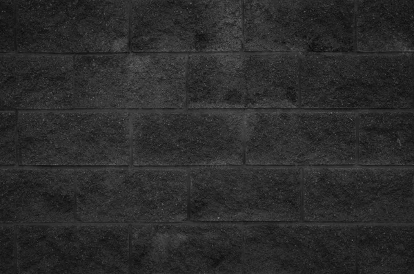 古いパターンの石の壁の背景 黒レンガの壁の要約 大まかなソリッド テクスチャとグランジ表面の背景建築材料装飾やレトロな部屋のインテリアの概念 — ストック写真