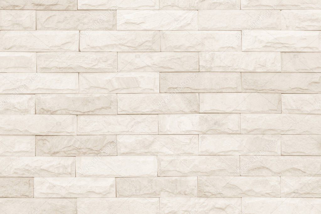 Cream White Brick Wall Texture Background Brickwork