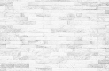 Gri ve beyaz tuğla duvar doku arka plan. Tuğla veya döşeme iç rock eski desen taş temizlemek beton ızgara düzensiz tuğla tasarım yığını.