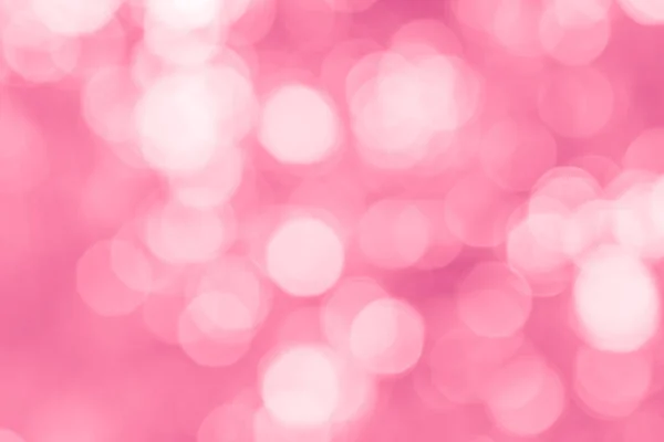 Pink White Blur Defocused Nature Blurred Bokeh Circles Color Snow — Stock Photo, Image